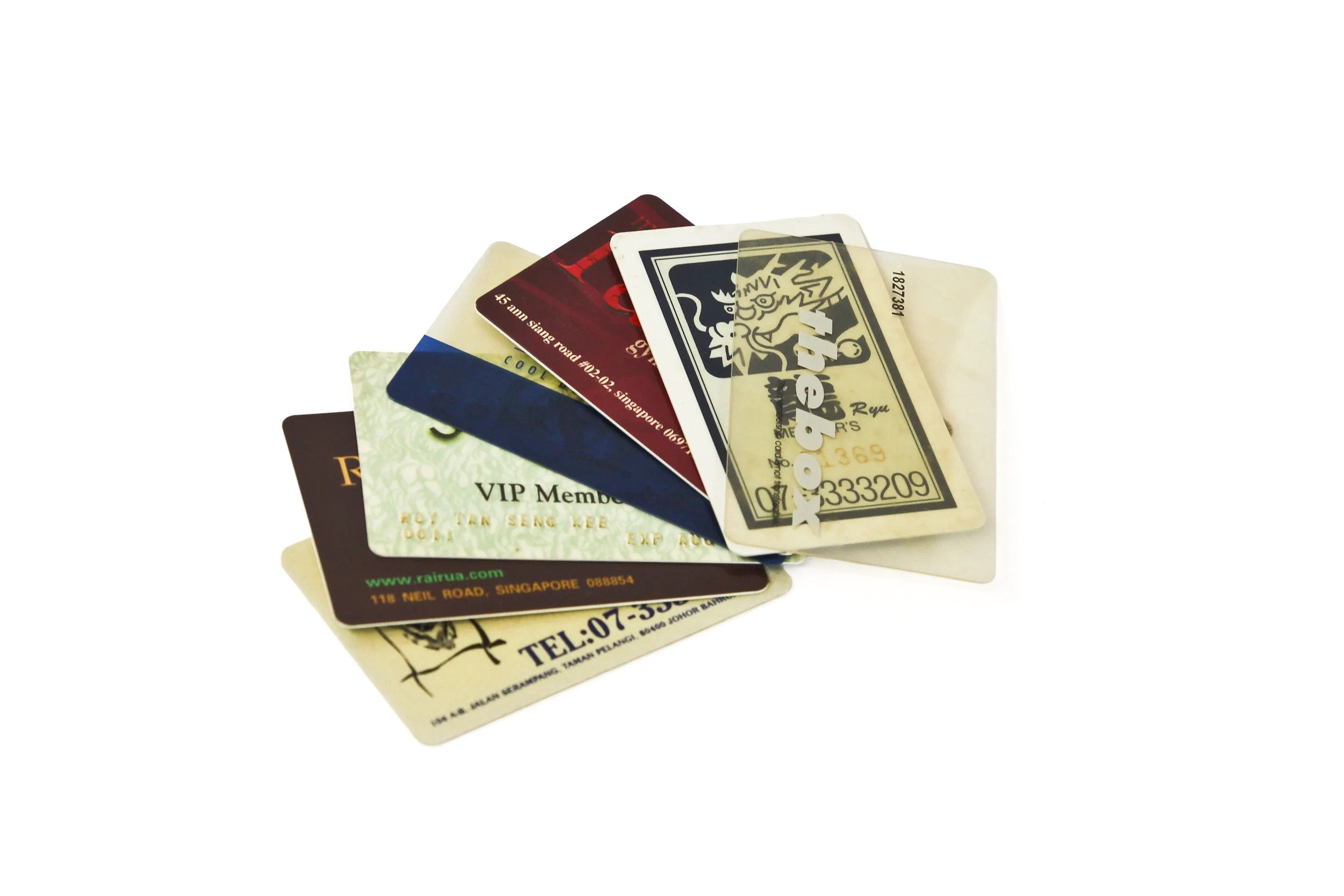 Sauna membership cards